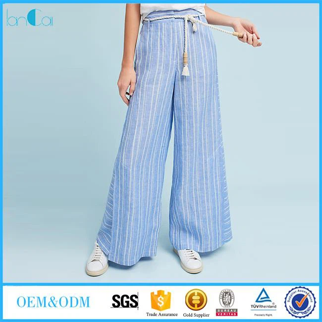 Long Linen Trouser