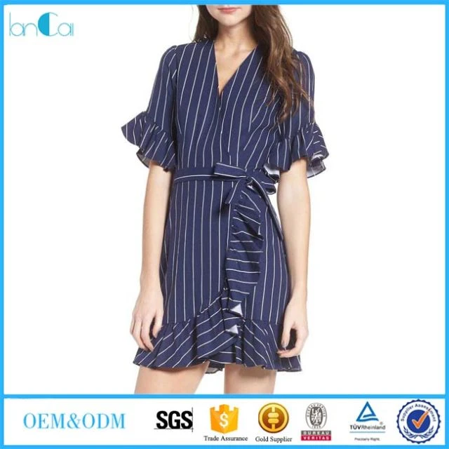 Tie Waist Wrap Dress